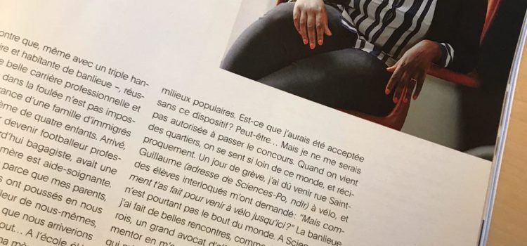 “Sauvées par l’école, leurs trajectoires extraordinaires” – Marie Claire – 7/09/17