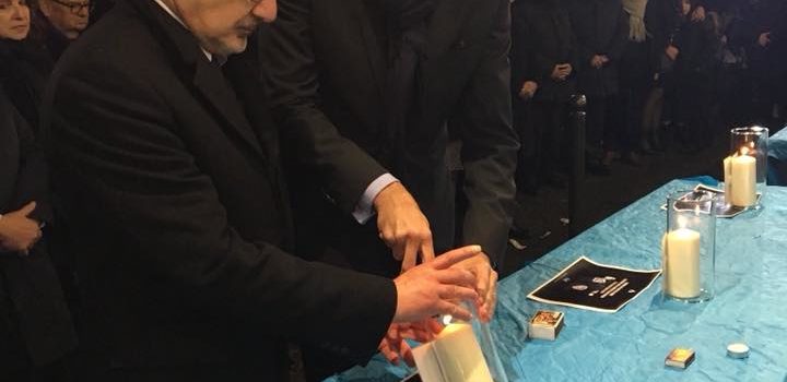 Hommage populaire organisé par le CRIF à toutes les victimes du terrorisme
