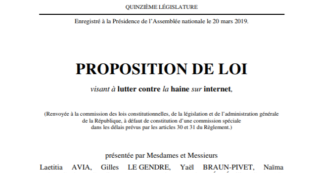 Ma proposition de loi visant à lutter contre la haine sur internet