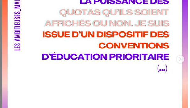 LES AMBITIEUSES Live :  ” Egalité des chances : un combat prioritaire “