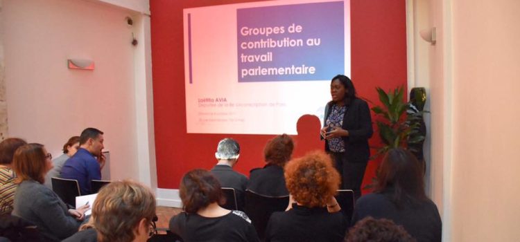 Réunion de présentation et de lancement des groupes de contribution au travail parlementaire