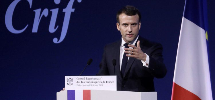 L’annonce du Président de la République au dîner du CRIF – 20/02/2019