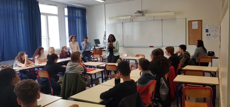 Débat au lycée Maurice Ravel