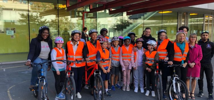 En selle à l’école Gerty Archimède !