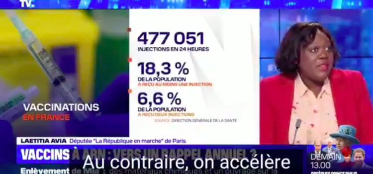 ” Nous continuons d’accélérer la vaccination avec la livraison prochaine de 7 millions de doses”  @BFMTV – Weekend Direct