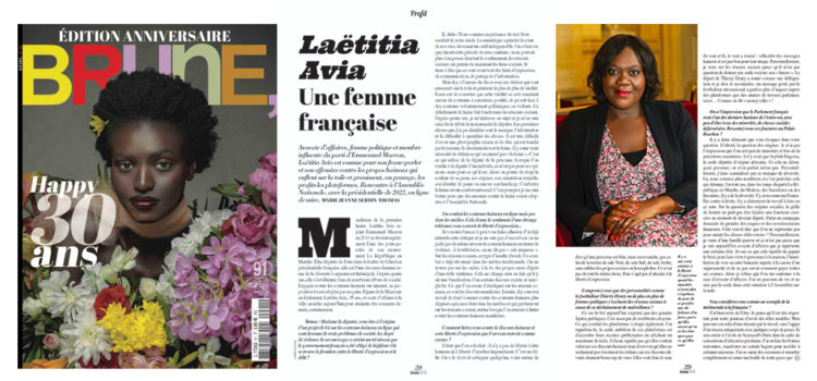 Interview Portrait pour les 30 ans du magasine Brune